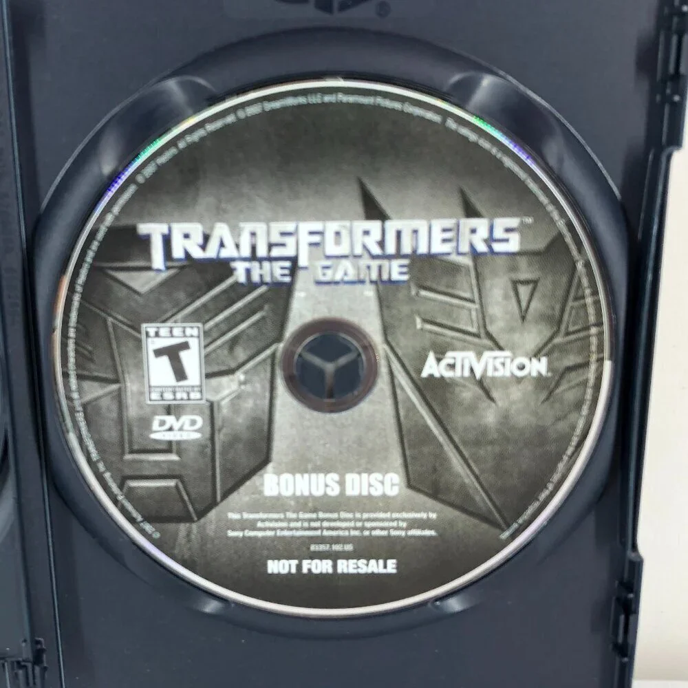 PlayStation 2 Greatest Hits Transformers The Game With Bonus Disc And Booklet